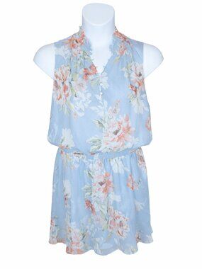NWT Intermix 100% Silk Floral Mini Dress | Size 12